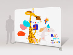 A 10ft x 8ft pillow case backdrop