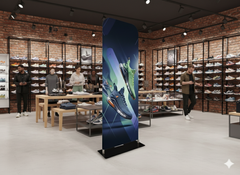 Banner stand 24″x72″
