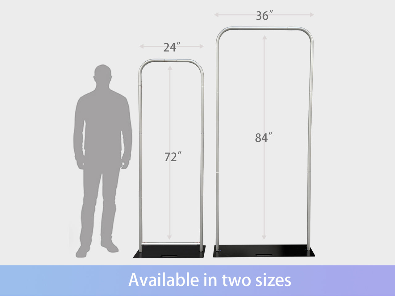 Banner stand 24″x72″